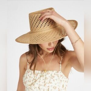 Straw Woven Hat With Band